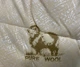 Одеяло зимнее из овечьей шерсти 180х215 см бежевое pure wool - изображение 5