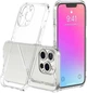 Силиконовый противоударный чехол с защитным стеклом 9H на Iphone 15 Pro Max прозрачный (HbP615155433) - изображение 1