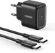 Зарядний пристрій UGREEN CD250 USB-C 25W PD Charger with C to C 2 м Cable Black (UGR-50581) - зображення 1
