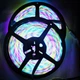 Светодиодная RGB Led лента SMD 3528 на самоклеящейся основе 12v с пультом и блоком питания многоцветная гибкая влагостойкая диодная гирлянда для подсветки комплект 10 метров - изображение 5