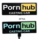 Наклейка-эквалайзер на стекло авто "PornHub Casting Car" на батарейках - изображение 1