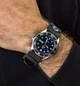 Мужские часы Orient FAA02008D9 Синие с серебристым/черным&nbsp;механические с автоподзаводом - изображение 5