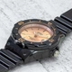 Черные женские наручные часы Casio LRW-200H-9E2 с элементами розового золота на экране. - изображение 6