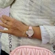 Розовые с серебристым оттенком женские часы Casio LTP-V300L-4AUDF. - изображение 6