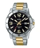 Елегантний Наручний годинник Casio MTP-VD01SG-1B Срібло\Золото - зображення 1