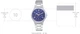 Синій жіночий годинник Casio LTP-V300D-2A2UDF з сріблястим циферблатом. - зображення 6