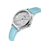 Серебристые женские часы Casio LTP-V300L-2AUDF с голубым циферблатом. - изображение 4