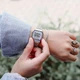 Женские наручные часы CASIO LA680WA-2C Серебро\цветы со светодиодной подсветкой (001) - изображение 5