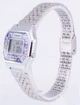 Женские наручные часы CASIO LA680WA-2C Серебро\цветы со светодиодной подсветкой (001) - изображение 6