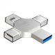 USB Флешка XO DK04 4in1 USB 2.0 / 32Gb Стальной прочная - изображение 2