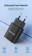 Сетевое зарядное устройство Vention PD 20W Type-C быстрая зарядка Black (YM1217) - изображение 8