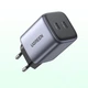 Сетевое зарядное устройство Ugreen fast charger GaN 2xUSB-C 45W Grey (YM1609) - изображение 1