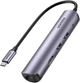 USB-хаб концентратор Ugreen 5 в 1 Type-C to USB Type C, Ethernet, HDMI, USB 3.0 Grey (YM1037) - зображення 1