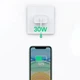 Зарядний пристрій мережевий Ugreen USB Type C PD 30 W White (YM1232) - зображення 3