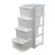 Комод для дому R-Plastic "Компакт Плюс" 4 яруси 34*40*86см білий - изображение 2