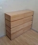Комод из массива дуба Стокгольм 1100х1400х490 в прозрачном лаке, ящики с дотягом - изображение 1