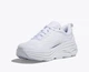 Мужские кроссовки HOKA ONE ONE BONDI 8 1123202 WWH 41,5 (EU 41 1/3, USA 8 D, 26 см) белые - изображение 4