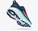 Женские кроссовки HOKA ONE ONE BONDI 8 1127952 OSBB 36 (EU 36, USA 5B, 22 см) синие с зеленым - изображение 8