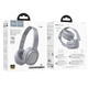 Беспроводные Bluetooth наушники Hoco W46 Charm Светло-серый - изображение 3
