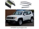 Дефлекторы окон ветровики Jeep Renegade 2016- П/К скотч FLY нержавеющая сталь 3D BJPZX1623-W/S (138-139) - изображение 1