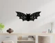 Декоративное панно на стену из дерева Upwood Decor Летучая мышь Bat 56.2 х 150 см black - изображение 1