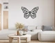 Декоративне панно на стіну з дерева Upwood Decor Метелик2 Butterfly2 70 х 100.1 см black - зображення 1