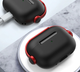 Силиконовый чехол Primo Headphone для AirPods Pro 2 - Black/Red - изображение 3