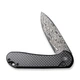 Ніж складаний кишеньковий Civivi Elementum II, (7.5 см) Damascus / Carbon Fiber & G10 - зображення 3