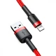 Кабель Baseus Cafule Lightning 2.4A (0.5m) red/black - зображення 7