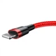 Кабель Baseus Cafule Lightning 2.4A (0.5m) red/black - зображення 8