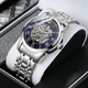 Мужские часы Winner 8250 Silver-Blue - изображение 3