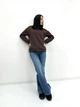 Женский теплый батник "Wear", шоколадный 50-52 - изображение 3