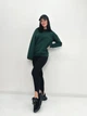 Женский теплый батник "Wear", темно-зеленый 42-44 - изображение 2