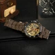 Наручний годинник Forsining 8277 Brown-Black-Gold - изображение 2