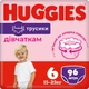 Підгузок Huggies Pants 6 (15-25 кг) для дівчаток 96 шт (5029054237472) - зображення 1