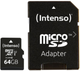 Karta pamięci Intenso microSDXC 64GB Class 10 + adapter SD (3413490) - obraz 1