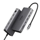 Концентратор USB-C UGREEN CM681 Type-C 11в1 Hub USB3.2 HDMI 8K HDR PD100W Ethernet RJ45 SD/TF для Macbook iPad (15965) - зображення 1
