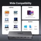 Концентратор USB-C UGREEN CM681 Type-C 11в1 Hub USB3.2 HDMI 8K HDR PD100W Ethernet RJ45 SD/TF для Macbook iPad (15965) - зображення 7