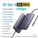 Концентратор USB-C UGREEN CM681 Type-C 11в1 Hub USB3.2 HDMI 8K HDR PD100W Ethernet RJ45 SD/TF для Macbook iPad (15965) - зображення 9