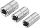 Набор торцевых головок Stanley 1/4 Maxi Drive с шестигранным профилем 3 шт (FMMT17091-0) - изображение 5