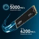 SSD накопичувач Crucial P3 Plus 2TB (CT2000P3PSSD8) PCIe Gen4 3D NAND NVMe M2 (up to 5000/4200 MB/s) - зображення 4