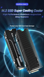 Радиатор охлаждения SSD M.2 2280 + термопрокладки Jeyi GodFins - изображение 6
