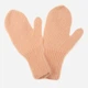 Варежки женские вязаные Malisa Умка 12-6010-DM-1 One Size Абрикосовые - изображение 1