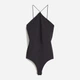 Боди-майка женская H&M A1802-1072374 M Черная (8097253179) - изображение 1
