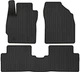 EVA коврики EVAtech в салон авто для Toyota Auris (E150) FWD 3-doors AT 2006-2012 1 поколение Htb EU 3 шт Black (TY33848ZV3TL2RBB) - изображение 1