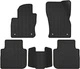 EVA килимки EVAtech в салон авто для Volkswagen Tiguan Allspace 7 seats 2016-2020 1 покоління SUV USA 5 шт Black (VW1727CP5AV4RBB) - зображення 1