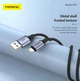 Кабель Foneng X95 Metal Head Braided Cable (3A) USB - Lightning (M/M), 1.2 м, Black (X95-CA-IP) - изображение 1