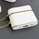 Шкіряний футляр Suitcase для навушників AirPods 3 White (ITS-00000068146_5) - зображення 3