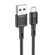 Дата кабель Hoco X83 Victory USB to MicroUSB (1m) Black - изображение 1