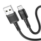 Дата кабель Hoco X83 Victory USB to MicroUSB (1m) Black - изображение 2